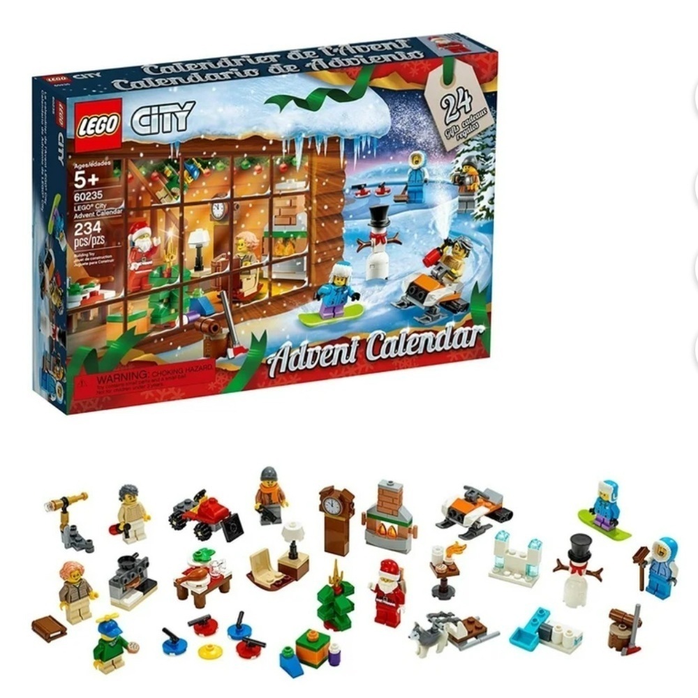 Lego city advent calendar number 60235 234 pieces NWT IN BOX